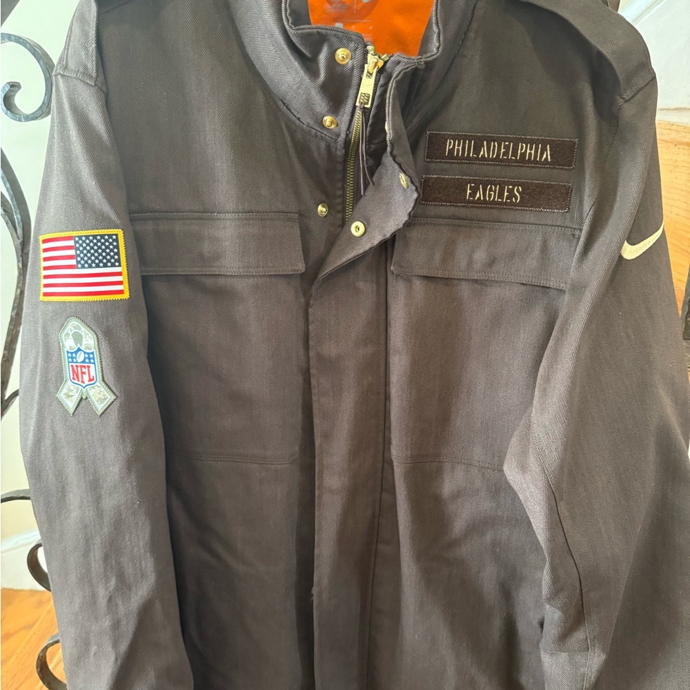 Philadelphia Eagles Nike Salute to Service Jacket, never worn